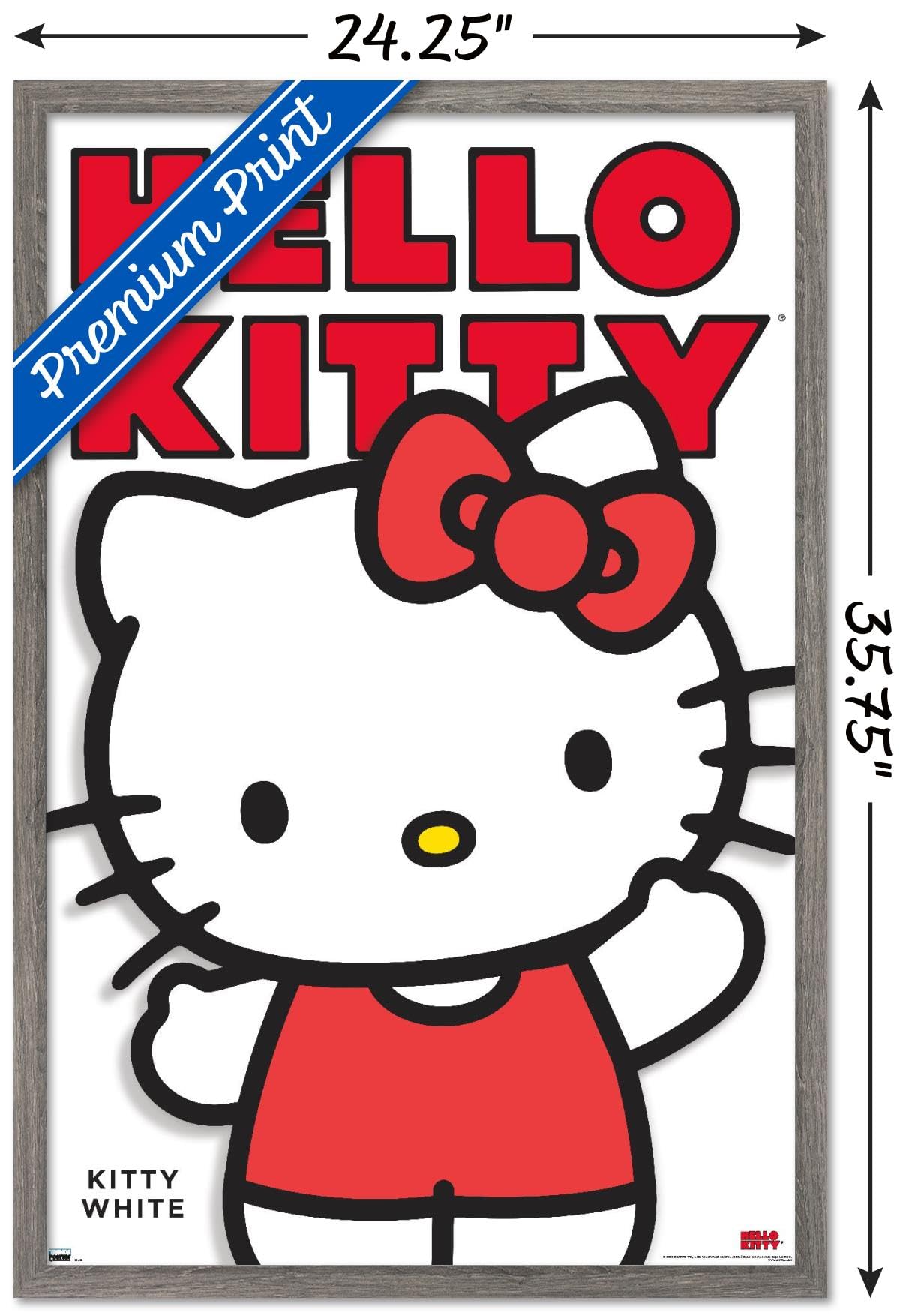 Hello Kitty - Kitty White Feature Series Wall Poster : Amazon.ca: Home
